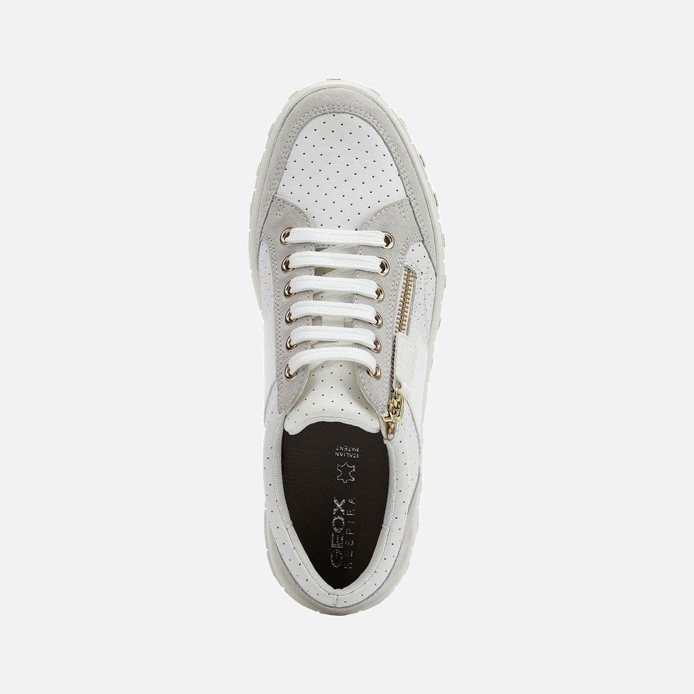 Tenis Geox Senhora Branco - Leelù - NAOQF9375